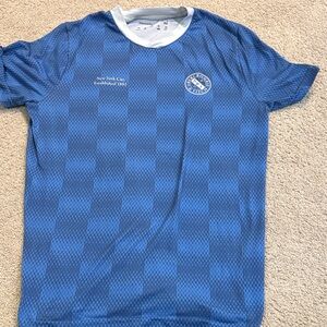 Abercrombie Kids Blue Patterned Tee size 11/12